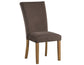 Artemis Side Chair, Brown Velvet