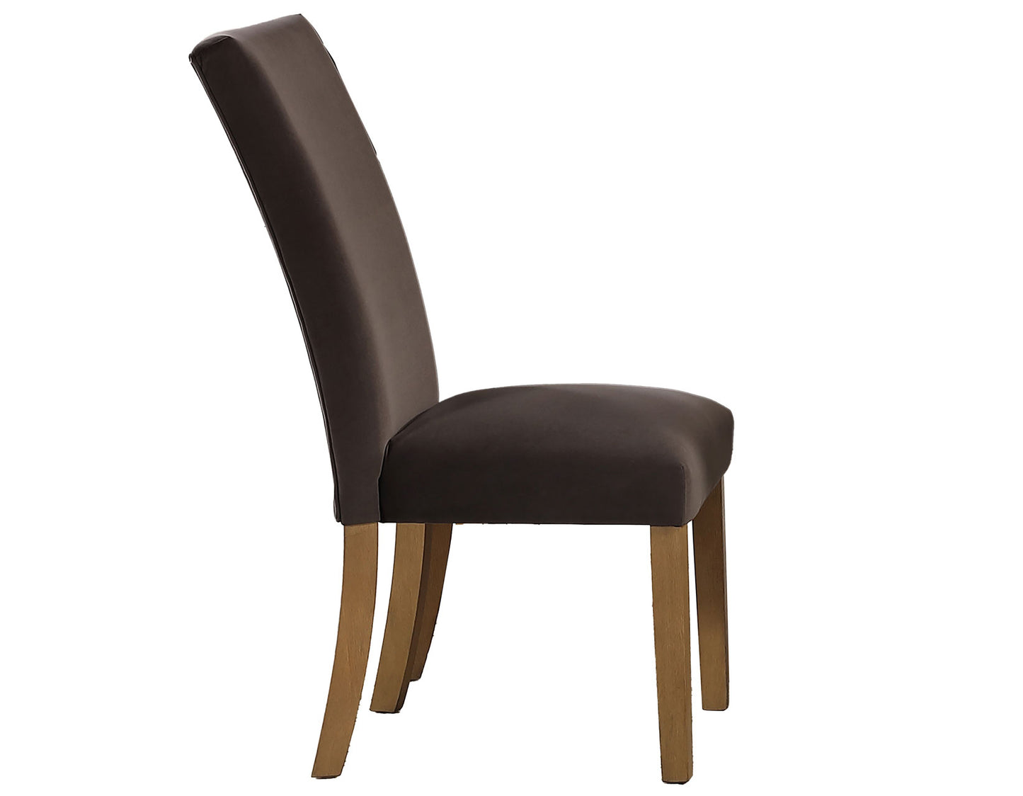Artemis Side Chair, Brown Velvet