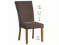 Artemis Side Chair, Brown Velvet