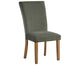 Artemis Side Chair, Green Velvet