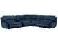 Olsen 6-Piece Sectional, Dual-Power Zero-Gravity Reclining, Indigo