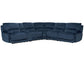 Olsen 6-Piece Sectional, Dual-Power Zero-Gravity Reclining, Indigo