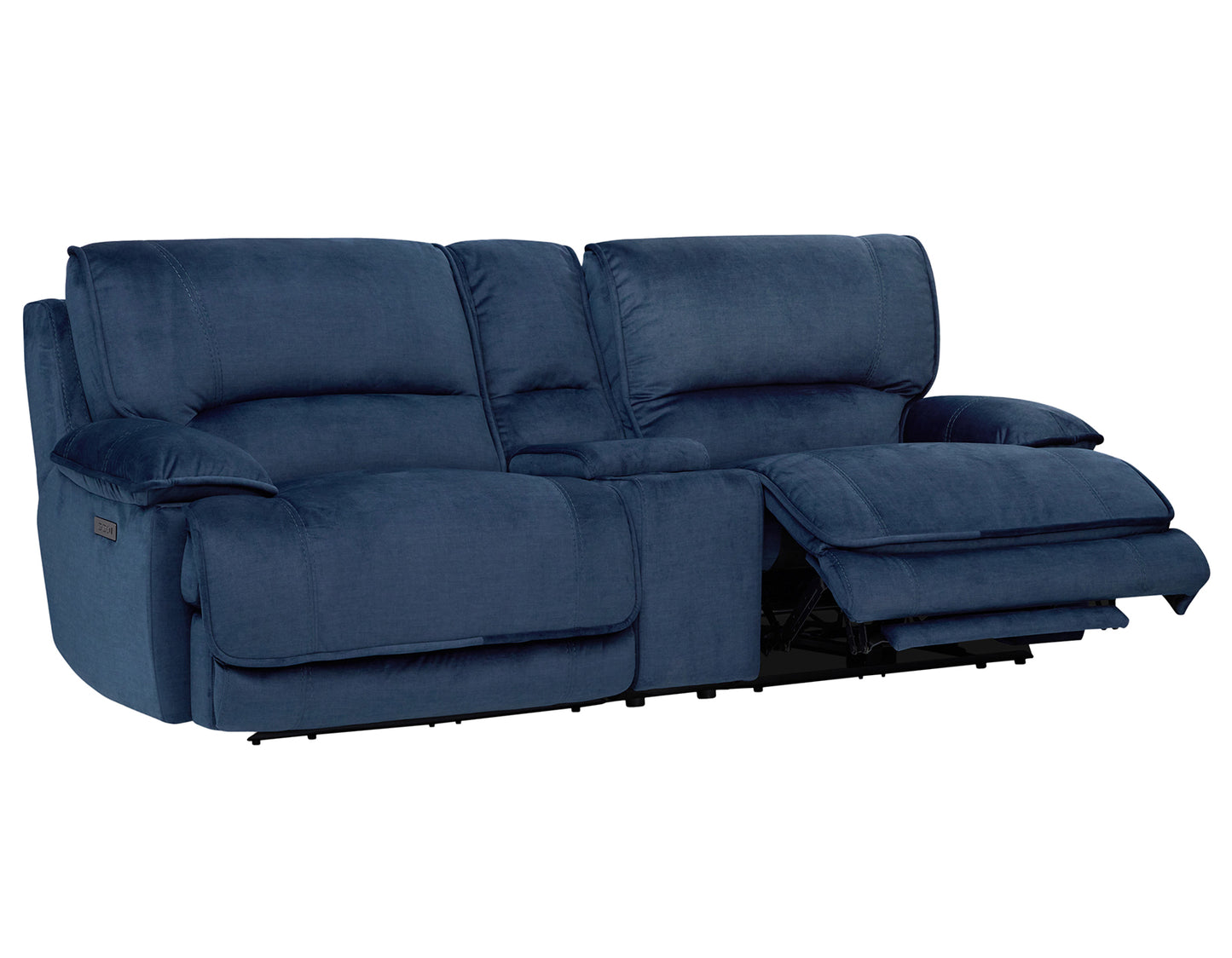 Olsen Sofa, Dual-Power Zero-Gravity Modular Reclining, Indigo
