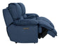 Olsen Console Loveseat, Dual-Power Zero-Gravity Modular Reclining, Indigo