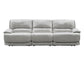 Olsen Sofa, Dual-Power Zero-Gravity Modular Reclining, Silver