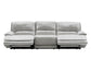 Olsen Sofa, Dual-Power Zero-Gravity Modular Reclining, Silver