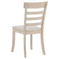 Orrison 5-piece Oval 62-inch Extension Leaf Dining Set Linen