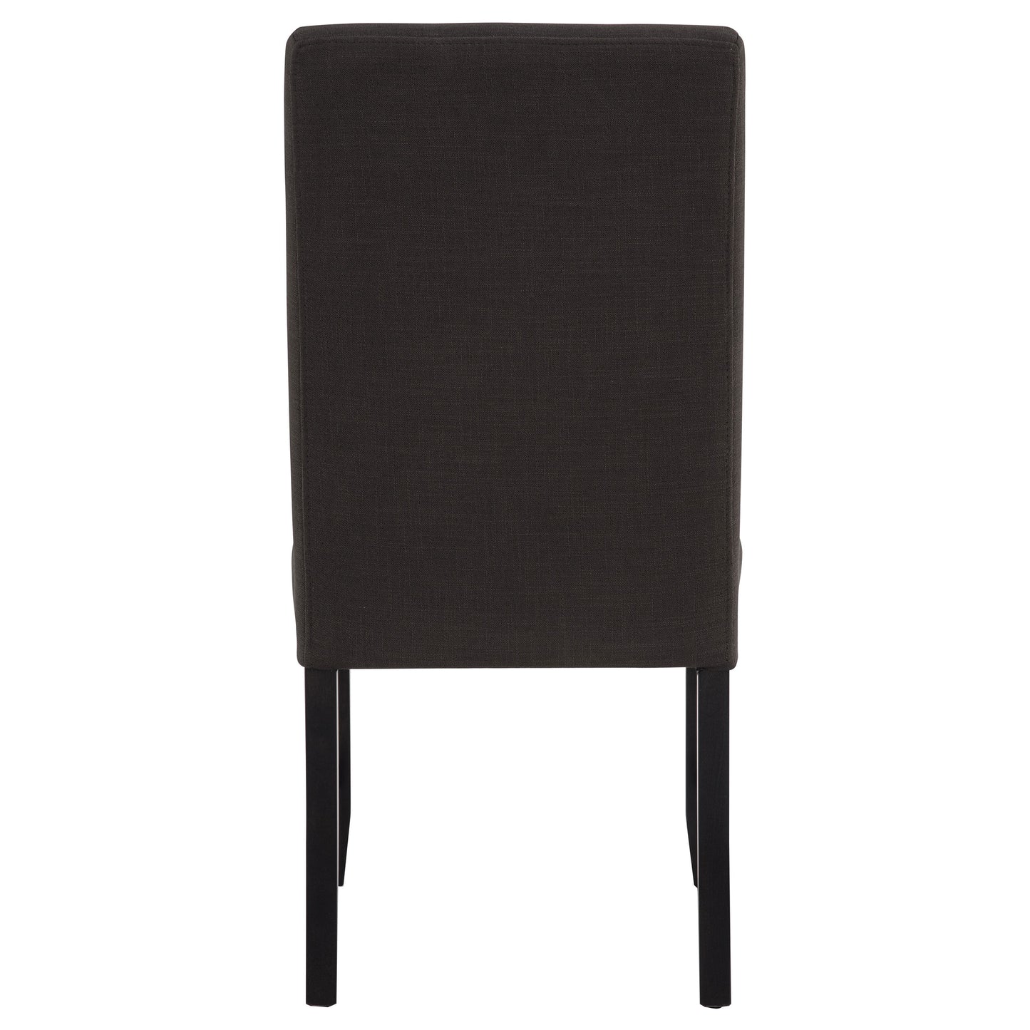 Berning Fabric Upholstered Parson Side Chair Charcoal Grey (Set of 2)
