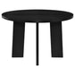 Strouse 5-piece Dining Set Grey and Black