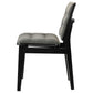 Redbridge Velvet Upholstered Side Chair Grey and Black (Set of 2)
