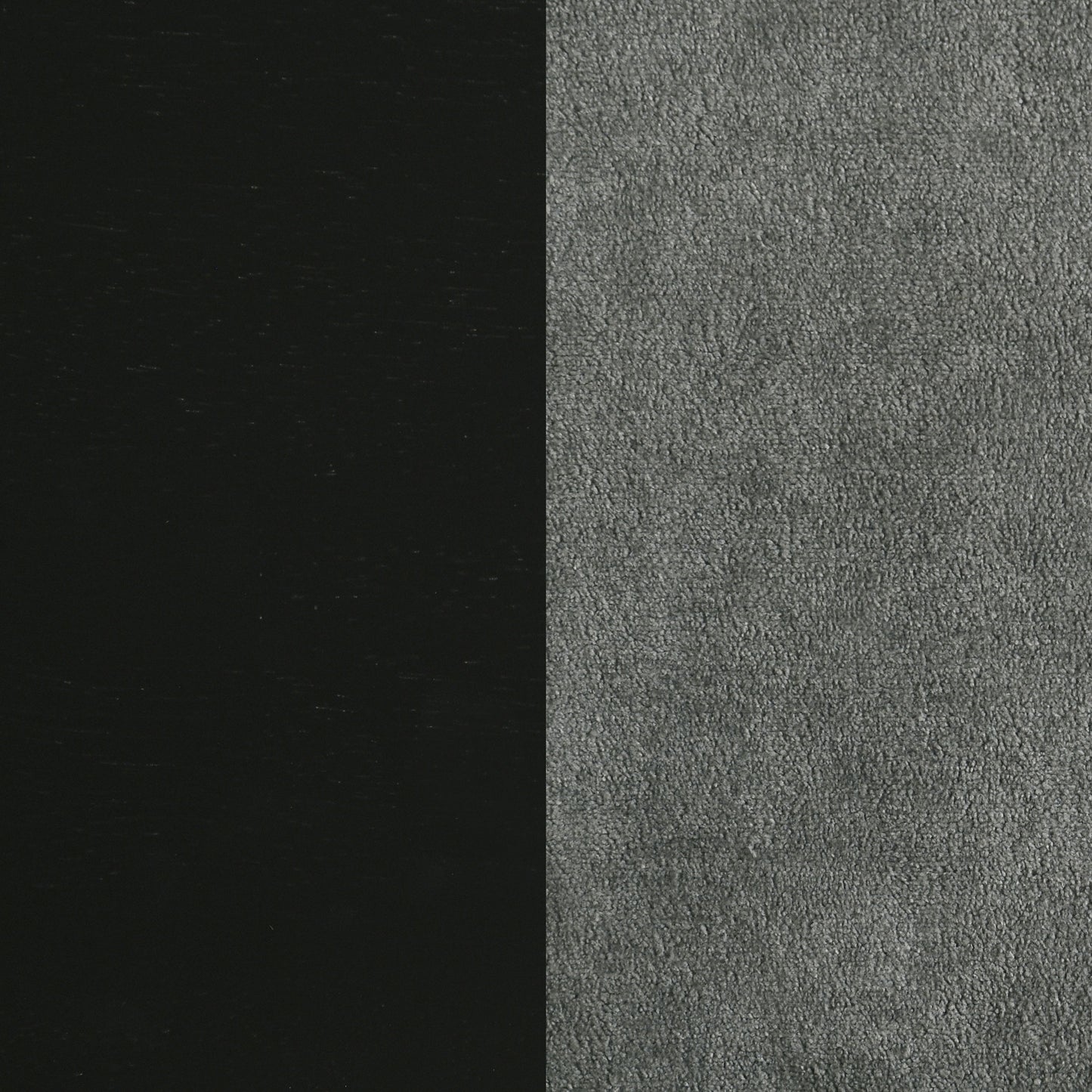 Redbridge Velvet Upholstered Counter Chair Grey and Black (Set of 2)