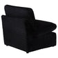 Collins Modular Armless Chair Black