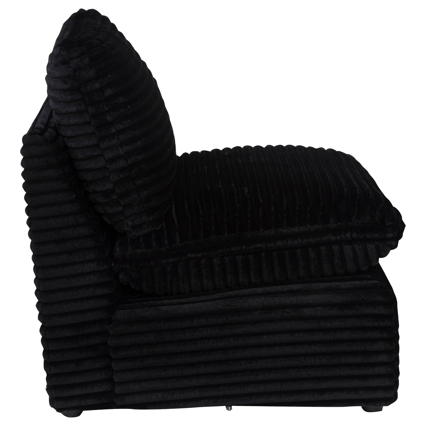 Collins Modular Armless Chair Black