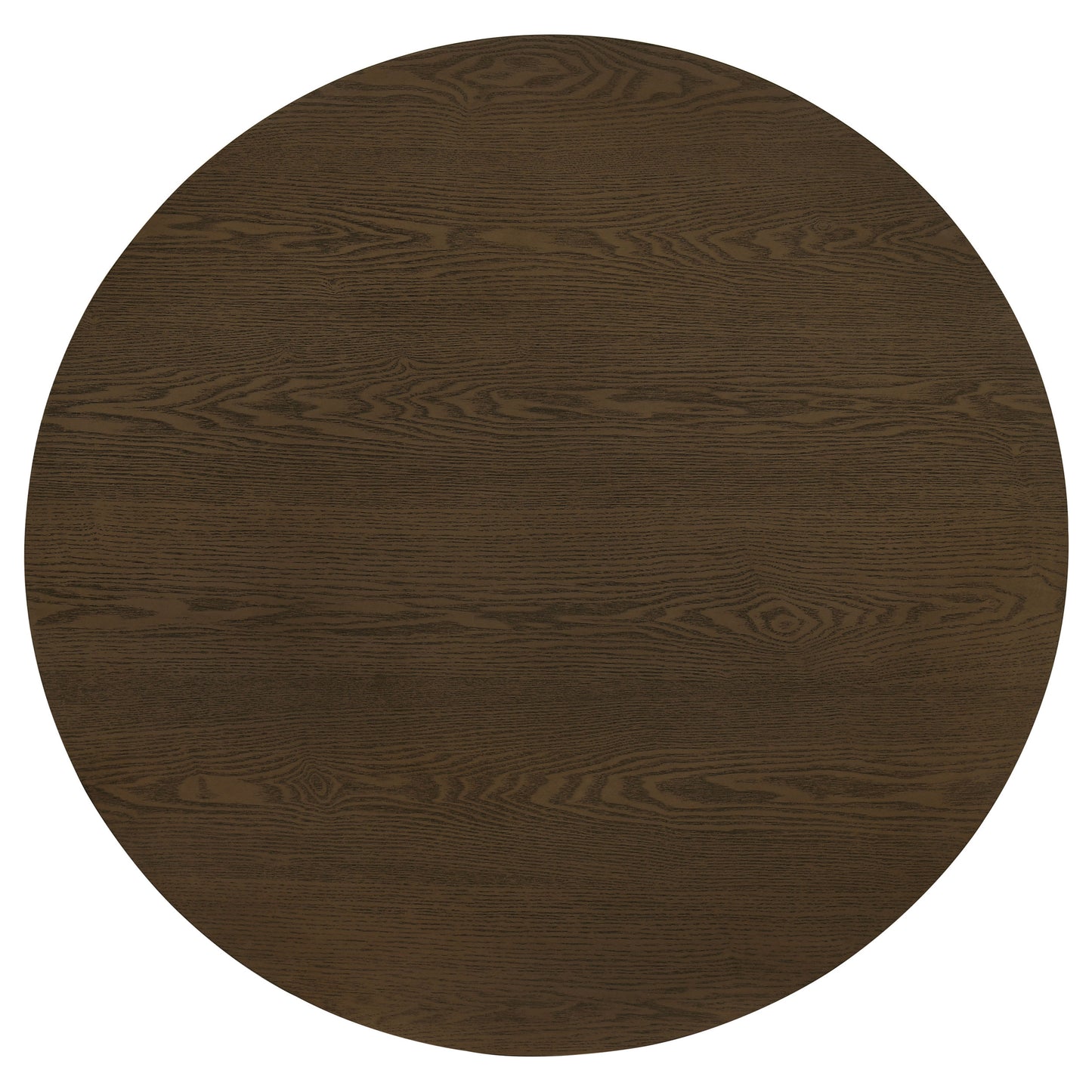 Hamlyn Round Fluted Occasional Cocktail Coffee Table Walnut