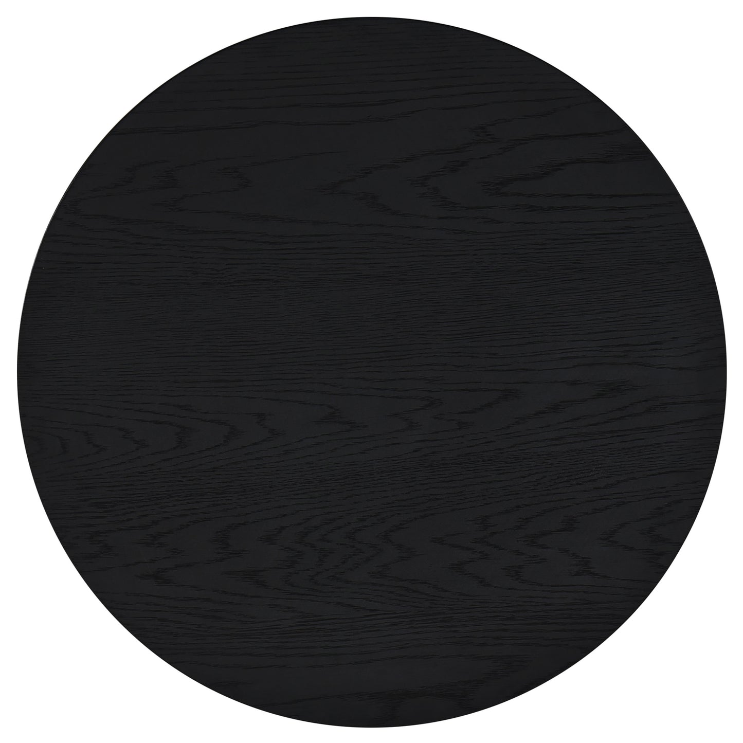 Sweeney 39-inch Round Wood Occasional Cocktail Coffee Table Black
