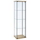 Bellatrix 3-shelf Clear Glass Curio Cabinet Mango