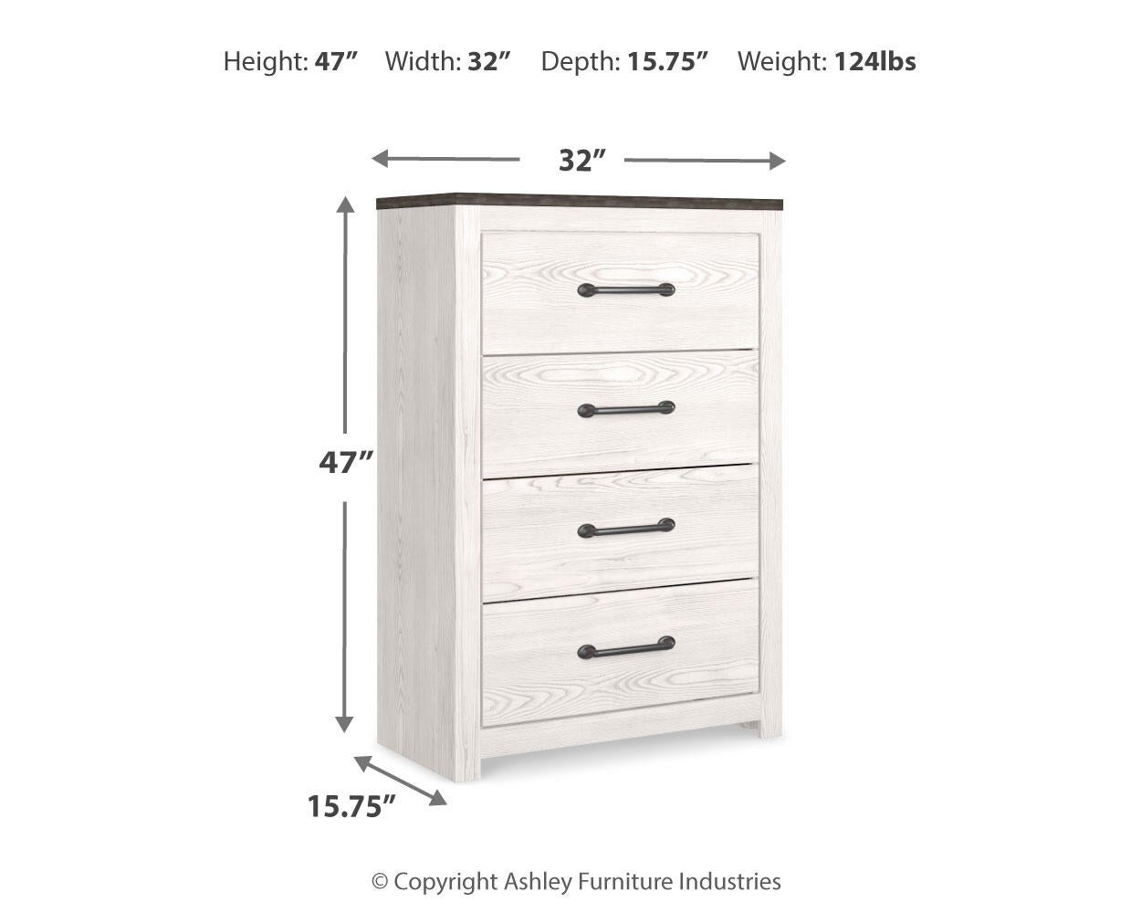 Gerridan Four Drawer Chest