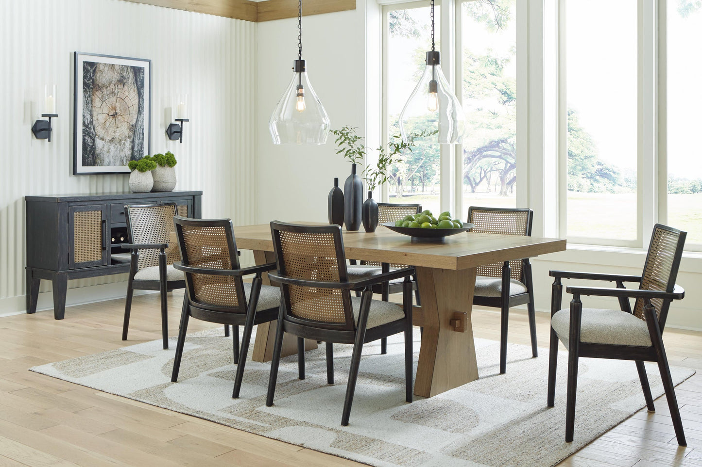 Ashley Express - Galliden Dining UPH Arm Chair (2/CN)