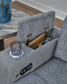 Studio Cave PWR REC Loveseat/CON/ADJ HDRST