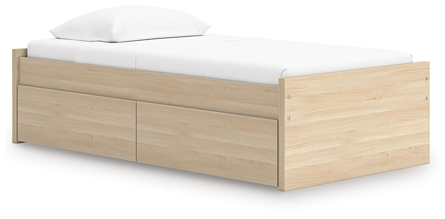 Ashley Express - Onita Twin Platform Bed with 1 Side Storage