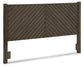 Arkenton King Panel Bed with Mirrored Dresser