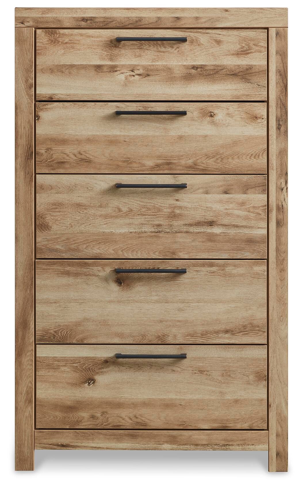 Hyanna Queen Panel Storage Bed, Dresser, Mirror, Chest and Nightstand