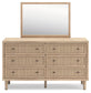 Cielden Queen Panel Headboard, Dresser and Mirror