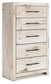 Lawroy Full Panel Storage Bed, Dresser, Mirror, Chest and Nightstand