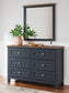 Landocken Queen Panel Bed, Dresser, Mirror, Chest and Nightstand