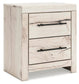 Lawroy Queen Panel Bed with Storage, Dresser, Mirror and Nightstand