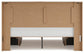 Lawroy King Panel Bed with Storage, Dresser and Mirror