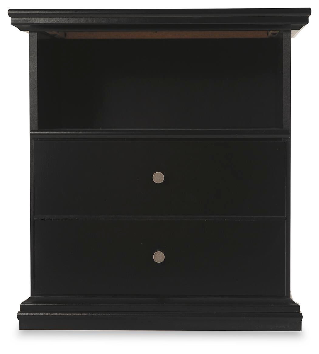 Maribel Full Panel Bed, Dresser, Mirror, Chest and Nightstand