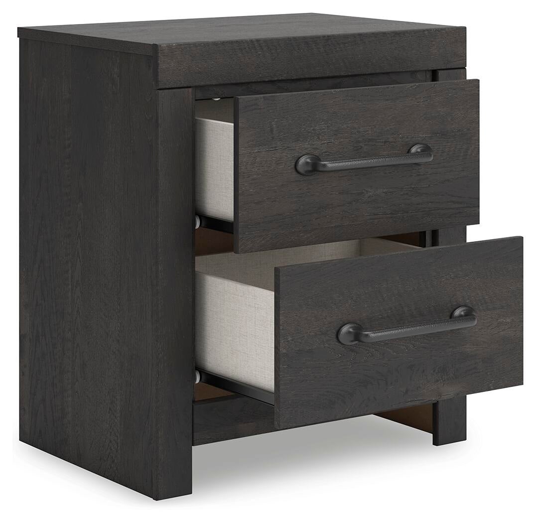 Hollivern Twin Panel Bed, Dresser, Mirror, Chest and Nightstand