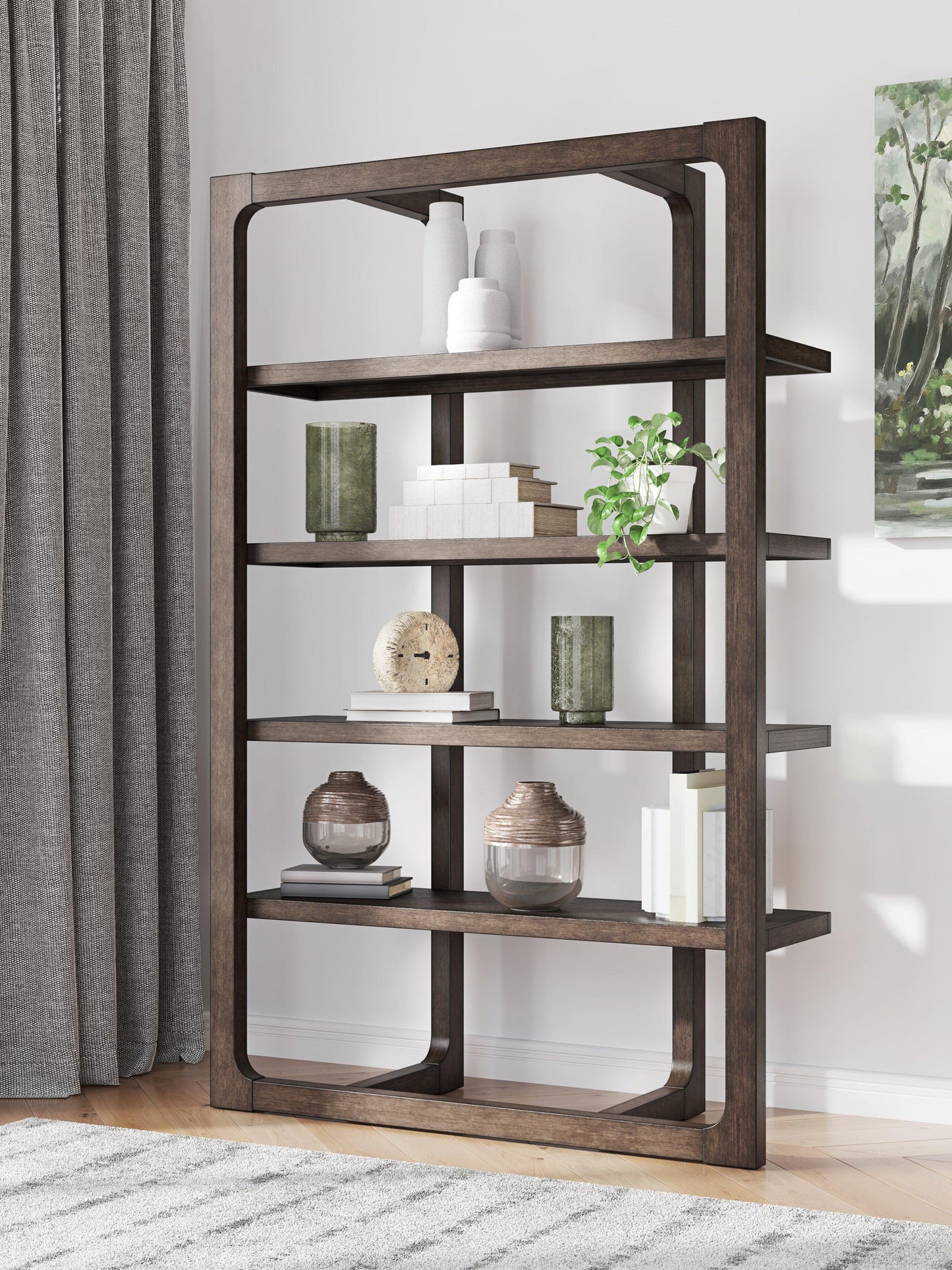Ashley Express - Breckington Home Office Desk with Chair and Storage