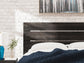 Hollivern King Panel Bed, Dresser and Mirror