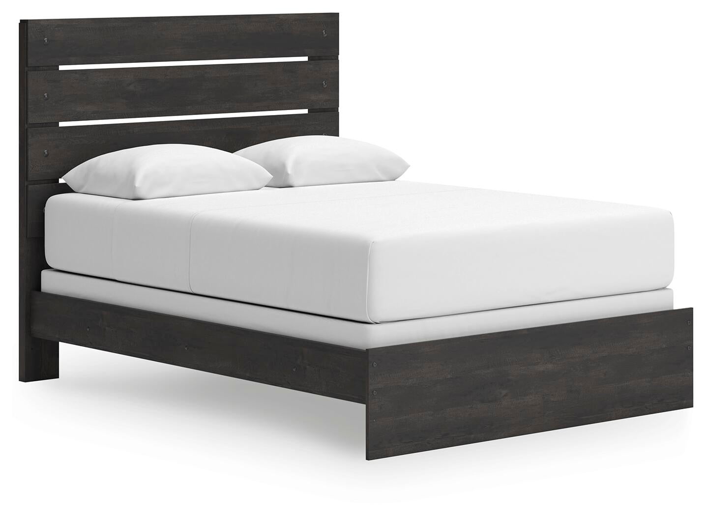 Hollivern Queen Panel Bed, Dresser, Mirror, Chest and Nightstand