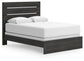 Hollivern Queen Panel Bed, Dresser, Mirror and Nightstand
