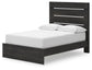 Hollivern Full Panel Storage Bed, Dresser, Mirror, Chest and Nightstand