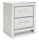 Zuraleus Queen Upholstered Panel Platform Storage Bed, Dresser, Mirror and Nightstand