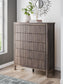 Pamytta Queen Upholstered Panel Bed, Dresser, Mirror and Nightstand