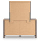 Pamytta Twin Panel Bed, Dresser and Mirror