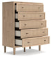 Cielden King Upholstered Bed with Roll Slats, Dresser, Mirror, Chest and Nightstand