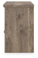 Rusticott Queen Panel Bed with Mirrored Dresser and Nightstand