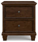 Danabrin King Panel Storage Bed, Dresser, Mirror and Nightstand