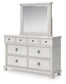Rowlenstown California King Poster Bed, Dresser, Mirror and Nightstand