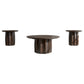 Cayenne 3-piece Solid Mango Wood Coffee Table Set Walnut