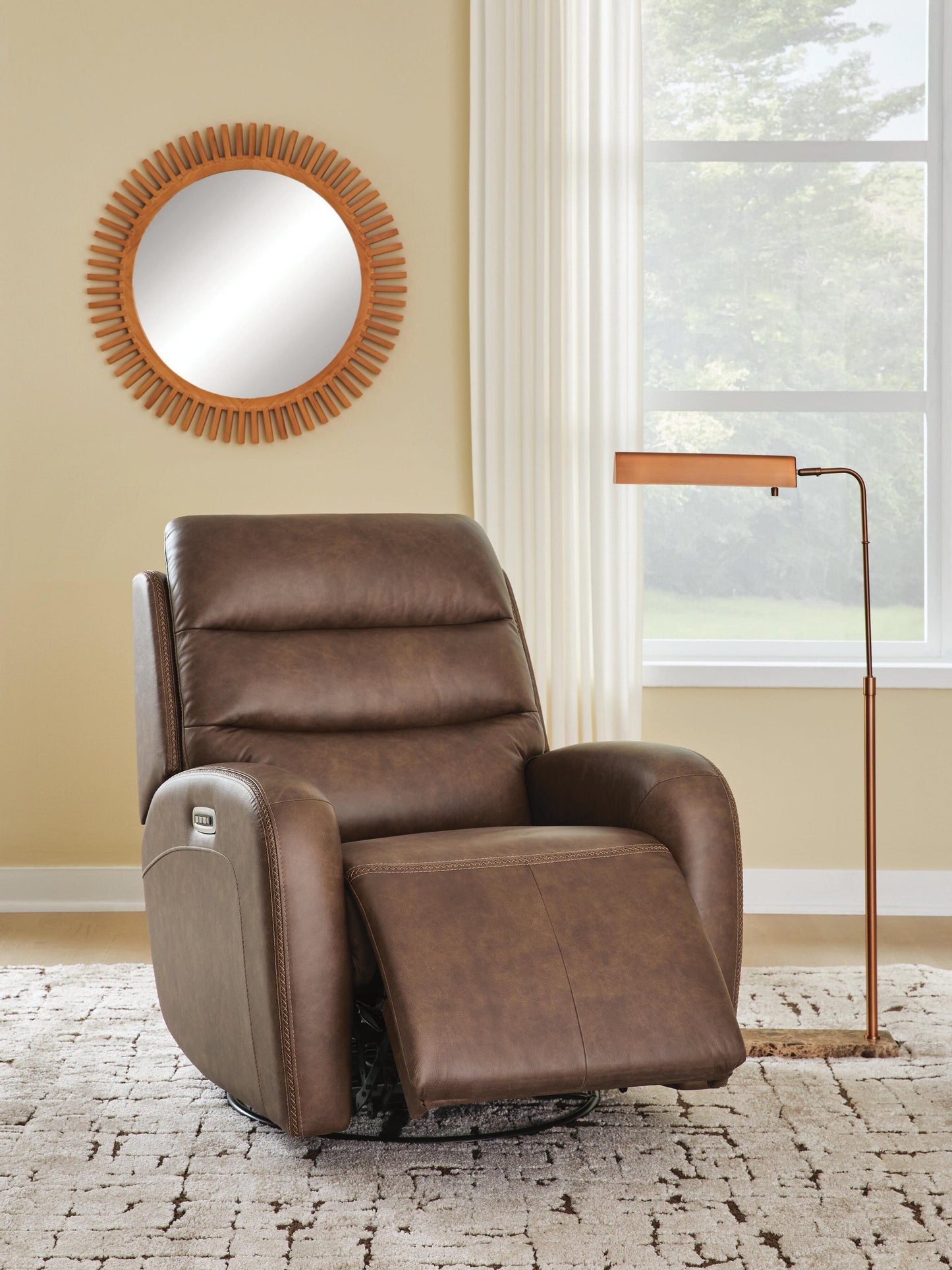 Motion-Max Swivel Glider Power Recliner