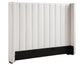 Pearson King Bed, Cream Velvet