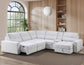 Snyder White 7-Piece Slider Sectional