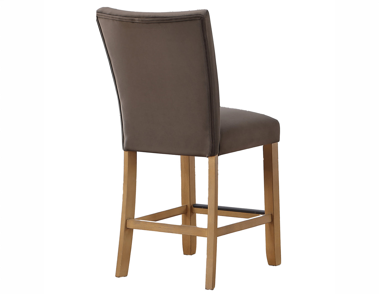 Artemis 24″ Counter Chair, Brown Velvet